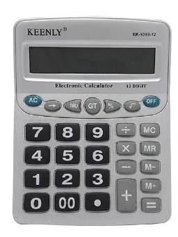 Imagem de Calculadora Eletrônica 12 Dígitos Grande