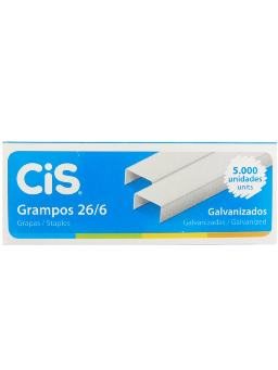 Imagem de Grampo 26/6 Galvanizado c/5000 Cis