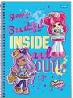 Imagem de Caderno  1/4 Espiral Shopkins 96fls