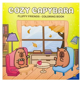 Imagem de Cozy Capybara Fluffly Friends - Coloring Book
