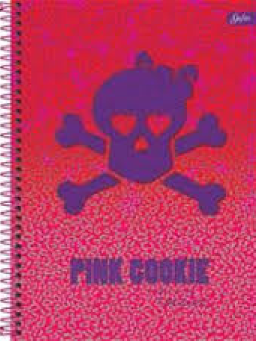 Imagem de Caderno 1 Matéria Univ Pink Cookie 96fls