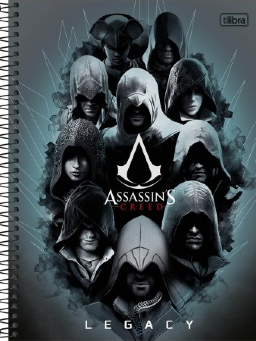 Imagem de Caderno 1 Matéria Univ Assassin's Creed 96fls