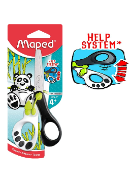 Imagem de Tesoura Panda Help System 13cm Maped