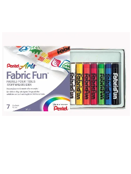 Imagem de Giz Pastel Seco c/7 cores Pentel