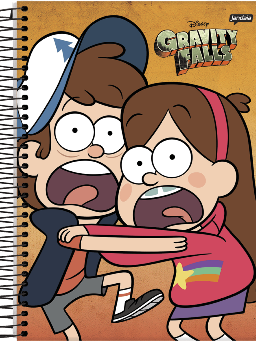 Imagem de Caderno 1 Matéria Univ Gravity Falls 80fls