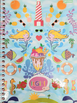 Imagem de Caderno  1/4 Espiral It Girl 96fls