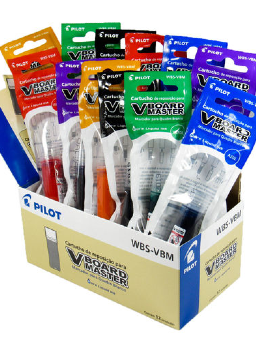 Imagem de Refil Recarga Marcador Quadro Branco Cores - Pilot