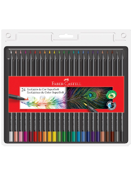 Imagem de Lápis de Cor 24 Cores Supersoft Faber Castell