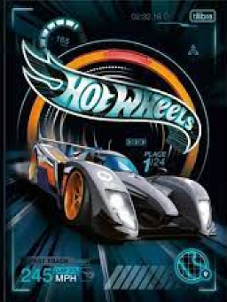 Imagem de Caderno Brochura Univ. Hot Wheels 80 fls