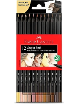 Lápis de Cor 50 Cores - SuperSoft Faber-Castell