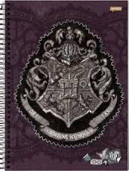 Imagem de Caderno  1/4 Espiral Harry Potter 96fls