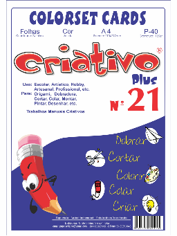 Imagem de Papel Criativo nº 21 ColorSet A4 120gr 24fls