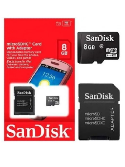 Imagem de Cartão de Memória Micro SD  8GB - Sandisk 