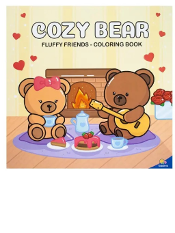 Imagem de Livro Cozy Bear Fluffy Friends - Coloring Book