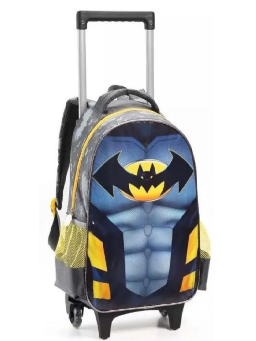 Imagem de Mochila C/Rodas e Costas Batman