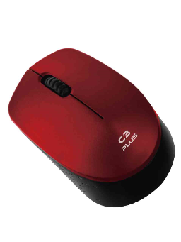 Imagem de Mouse Óptico Sem Fio Vermelho C3Plus