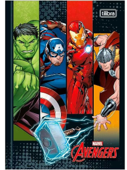 Imagem de Caderno Brochura Univ. Avengers 80 fls