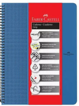 Imagem de Caderno Grip Pautado A4 90 g/m² Azul Chuva 80fls