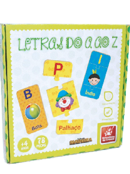 Imagem de Jogo Letras do A ao Z c/78 peças 