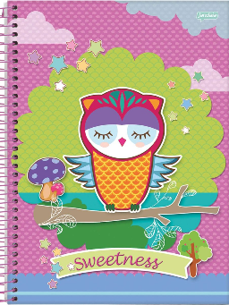 Imagem de Caderno 1 Matéria Univ Sweetness 96fls