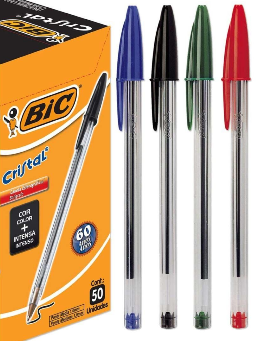 Imagem de Caneta Esf Bic 1.0 Cristal Cores 