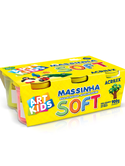 Imagem de Massa Modelar Soft 150g 6 cores Acrilex